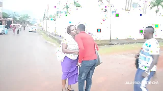 An orgy fuck between two guys and a luring girl not later than the preparation for the Easter party in Cameroon after take a walk the church. to see on African Street toughie